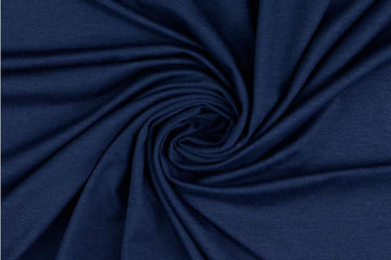 Viskose Jersey uni, marine, 0,5 m